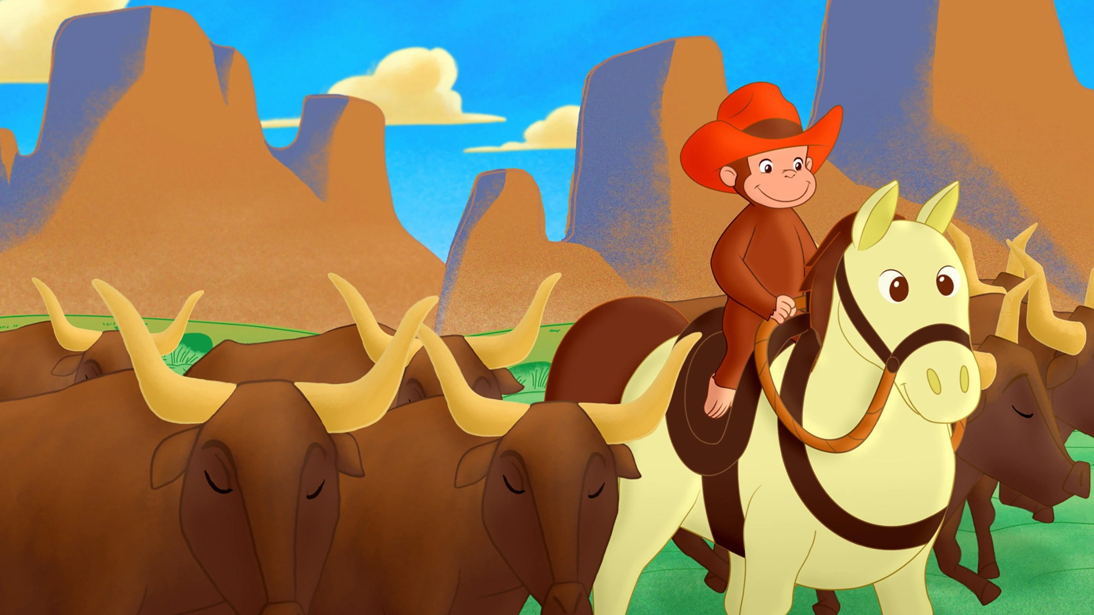 دانلود فیلم جورج کنجکاو به غرب وحشی می رود Curious George: Go West, Go Wild 2020