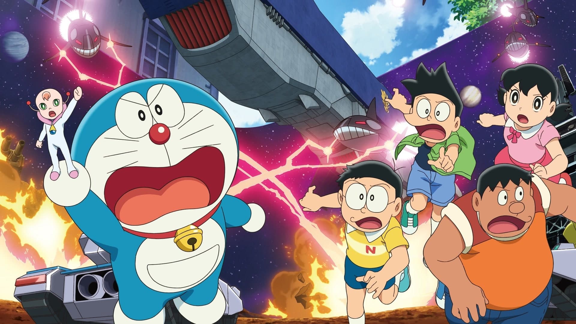 دانلود فیلم دورایمون: جنگ های ستاره کوچک نوبیتا Doraemon the Movie: Nobita's Little Star Wars 2022